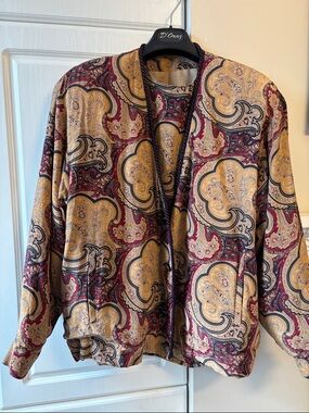 Peter Nygard silk bomber